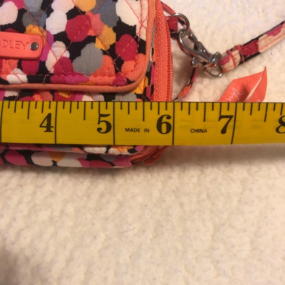 Vera Bradley Coral Print Shoulder Wallet - Picture 4 of 7